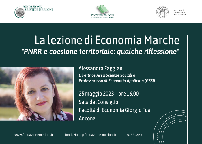alessandra faggian 25 maggio lezione economia marche