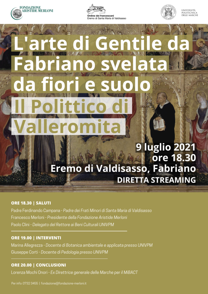 L’arte di Gentile da Fabriano svelata da fiori e suolo. Il Polittico di Valleromita.