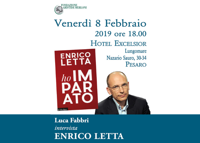 evento a pesaro Enrico Letta - ho imparato