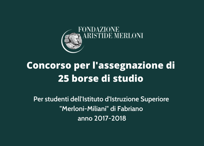 leggi il bando delle borse di studio miliani 2017-2018