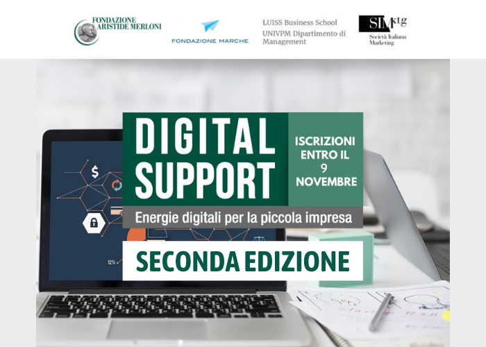 DIGITAL SUPPORT 2018/2019 – ii edizione